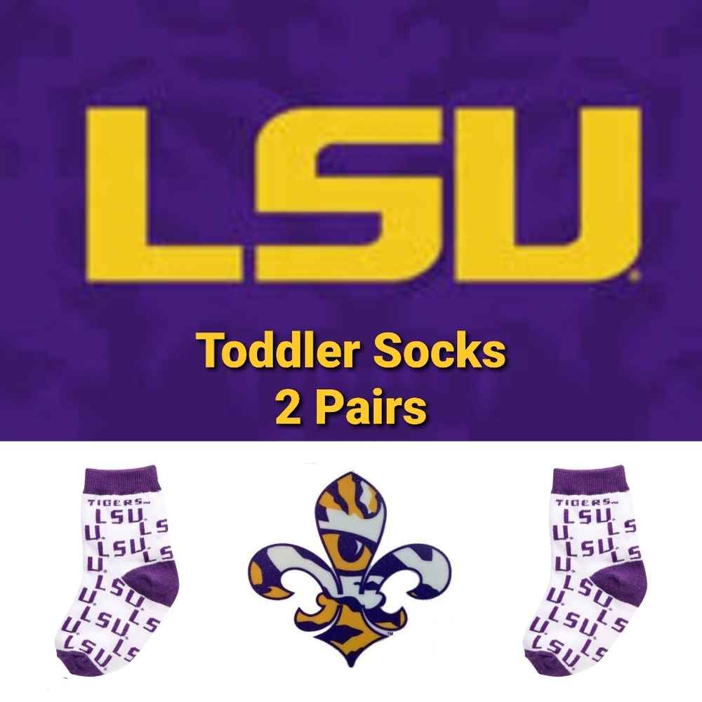 2 Pairs of FBF Originals LSU Tigers Toddle…
